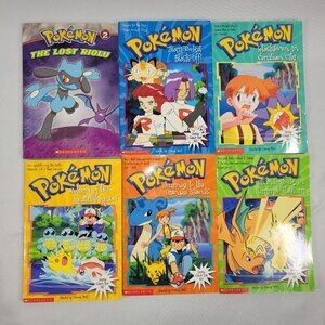 Pokemon Vintage 6 Book Lot Scholastic Tracey West Youth Novels